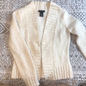New York & Company, Cardigan, size XS, White